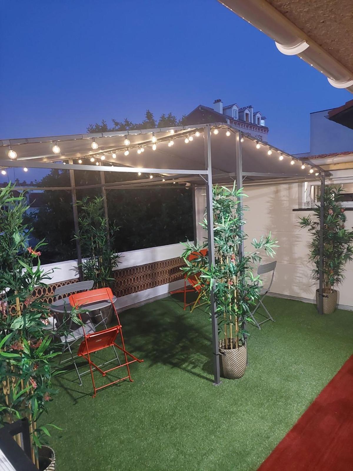 Ferienwohnung Paris-Eiffel, Bienvenue -Terrasse -Netflix Pantin Exterior foto
